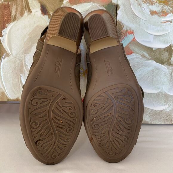 Earth Leather Boho Kristen Heel 2” Bootie Sandals - Picture 7 of 9